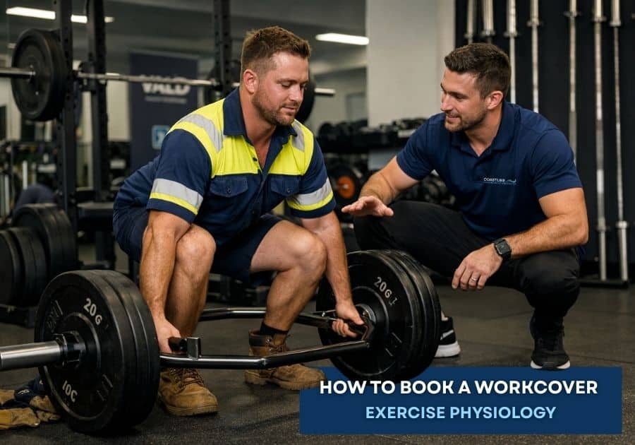 A tradie doing strength-based rehab in your gym lake macquarie