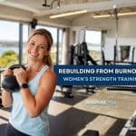 Woman rebuilding strength after burnout with support in Lake Macquarie