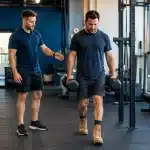 Returning to work after an injury can involve more than feeling comfortable during a few exercises. Work has physical demands. A builder may need to lift materials from the ground. A nurse may spend hours standing, walking and assisting patients. A warehouse worker might repeatedly lift, carry, push and pull. So when exercise forms part of workplace rehabilitation, it should have a purpose. A WorkCover Exercise Physiologist uses structured exercise to help build physical capacity towards the demands of work. That means looking beyond the injury itself and asking an important question: What does this person's body actually need to do at work? What Is WorkCover Exercise Physiology? WorkCover Exercise Physiology uses exercise and physical conditioning as part of workplace injury rehabilitation. An Accredited Exercise Physiologist can assess a person's current physical capacity and develop an exercise program around relevant rehabilitation and work goals. Depending on the person and their job, this may involve working on: Lifting capacity Carrying capacity Pushing and pulling Lower-body strength Upper-body strength Work tolerance Repeated movements General physical conditioning The program should reflect the individual rather than giving every worker the same exercises. Why Does Work Capacity Matter? Imagine someone can comfortably lift 5 kg in a clinic. That's useful information. But what if their job regularly requires them to handle much heavier equipment? Or what if they can lift something once, but their normal shift requires similar movements repeatedly throughout the day? There can be a gap between being able to perform an exercise and being physically prepared for work. A return-to-work exercise program can progressively work on that gap. Instead of asking only: “Can you do this exercise?” We can also ask: “How does this relate to what your job requires?” That changes how rehabilitation is planned. What Does a WorkCover Exercise Physiologist Assess? An assessment will vary depending on the worker, injury, current capacity and job. The Exercise Physiologist may discuss: Your work tasks What does a normal workday actually involve? This could include lifting, carrying, climbing, kneeling, reaching, walking or operating equipment. Current physical capacity The Exercise Physiologist may assess relevant movements and physical qualities to better understand the worker's starting point. Current exercise tolerance How much activity can currently be completed? How does the person respond to different exercises and workloads? Rehabilitation goals Returning to work is not always one big jump from “off work” to “full duties”. There may be smaller capacity goals along the way. Understanding those goals helps shape the exercise program. WorkCover Exercise Physiology Isn't Just General Gym Training Two people can perform the same squat and need it for completely different reasons. For one person, squatting might support general strength. For a tradie, it could be part of developing the leg and trunk capacity needed to repeatedly work closer to floor level. The exercise is only one piece. The reason behind the exercise matters. Workplace rehabilitation may involve gym exercises, but the program should connect those exercises to the physical demands that matter. What Might a WorkCover Exercise Program Include? There isn't one standard WorkCover program. Exercise selection depends on the individual and their job demands. However, a program may include movements such as: Squats and lower-body exercises These can build lower-body capacity for tasks involving standing, lifting, stairs or working at different heights. Deadlift variations A hinge or deadlift movement can be useful when gradually developing capacity for lifting objects from lower positions. Loaded carries Carrying dumbbells, kettlebells or other loads can help train grip, trunk and whole-body capacity. This can also resemble tasks performed by workers who regularly carry tools or materials. Pushing and pulling exercises Rows, presses, sled movements and cable exercises may be used depending on the physical requirements of the job. Conditioning Some jobs require physical effort for hours rather than a few minutes. Cardiovascular and muscular conditioning can therefore be relevant when gradually developing work tolerance. Why Progressive Loading Matters You wouldn't prepare for a 20-kilometre run by running 20 kilometres on your first day. Work capacity can be approached in a similar way. The body can be exposed to appropriate physical demands and those demands can gradually change over time. For example, a lifting exercise might progress through: Learning the movement Building consistency Increasing resistance Increasing repetitions Changing the lifting height Adding carrying or movement Making the task more relevant to work Not every person will follow this exact progression. The point is that rehabilitation can have a structure. What Is Work-Specific Strength Training? Work-specific strength training doesn't mean turning the gym into a construction site, hospital or warehouse. It means understanding the physical qualities the job requires and training those qualities appropriately. Take a worker who regularly carries equipment. Their program might involve grip strength, loaded carries, lower-body strength and conditioning. Someone who repeatedly works overhead may require a different program. A worker who spends much of the day walking and climbing stairs will have different demands again. This is why understanding the job matters. How Coastline Uses Strength and Conditioning in WorkCover Rehabilitation At Coastline Performance and Health, we are Exercise Physiologists and Strength and Conditioning Coaches. We use strength and conditioning principles within rehabilitation because work itself can be physically demanding. That means exercise may progressively involve meaningful resistance and more challenging movements when appropriate. We aren't trying to make rehabilitation hard simply for the sake of it. We want the training demand to make sense for the person and what they're working towards. Using Data to Understand Physical Capacity Progress isn't always obvious from watching someone exercise. Where appropriate, Coastline uses VALD Technology, including ForceDecks and DynaMo Plus, as part of our assessment process. These tools can provide objective information about areas of physical capacity. That data can sit alongside other information, including: The worker's goals Exercise performance Work demands Current tolerance Clinical assessment Technology doesn't replace the person in front of us. It gives us another piece of information when making exercise decisions. Who Can Be Involved in a Return-to-Work Program? Workplace rehabilitation can involve several people. Depending on the situation, this may include the worker, treating practitioners, employer, insurer, rehabilitation provider and other relevant professionals. The Exercise Physiologist's role is focused on exercise and physical capacity. Clear communication can help keep the exercise program connected to the broader rehabilitation and return-to-work plan. Exercise Physiology for Tradies and Manual Workers Physical jobs deserve physical preparation. Tradies and manual workers may need to repeatedly: Lift from the ground Carry equipment Push and pull Climb Work overhead Kneel or squat Stay physically active for long periods A few isolated exercises may not reflect all of those demands. A structured workplace injury rehabilitation program can progressively develop relevant strength and conditioning based on the person's role and current capacity. Frequently Asked Questions What does an Exercise Physiologist do for WorkCover? An Exercise Physiologist can assess physical capacity and prescribe structured exercise around relevant rehabilitation and work goals. The exact program depends on the worker, their current capacity and the demands of their job. Is WorkCover Exercise Physiology just gym training? No. Gym-based strength and conditioning may form part of the program, but exercises are selected and progressed around individual rehabilitation and work goals. Can Exercise Physiology help prepare someone for manual work? Exercise programs can be designed around physical qualities required for manual work, such as lifting, carrying, pushing, pulling and general conditioning. How long does a WorkCover Exercise Physiology program take? There isn't one timeframe that applies to everyone. Program length depends on factors such as current capacity, rehabilitation goals, work requirements and the individual WorkCover plan. Does WorkCover cover Exercise Physiology? Exercise Physiology may be included in eligible WorkCover rehabilitation plans. Approval and referral requirements can vary, so these should be confirmed for the individual claim. What's the difference between general exercise and work-specific rehabilitation? General exercise focuses broadly on fitness and health. Work-specific rehabilitation considers the physical demands someone needs for their job and uses those demands to help guide exercise selection and progression. Building Capacity for the Job, Not Just the Gym A successful gym session isn't the final destination. For someone participating in workplace rehabilitation, the bigger goal may be getting back to carrying tools, working on their feet, climbing stairs, handling equipment or completing other meaningful work tasks. That's why we look beyond individual exercises. We want to understand the person, understand the job and progressively build the physical capacity relevant to both. If you're looking for a WorkCover Exercise Physiologist in Newcastle, Lake Macquarie or Port Stephens, Coastline Performance and Health provides individual Exercise Physiology and workplace rehabilitation support from our Glendale and Williamtown clinics. Coastline Performance and Health provides WorkCover Exercise Physiology, workplace injury rehabilitation, Exercise Physiology and Strength and Conditioning across Newcastle, Lake Macquarie, Glendale, Williamtown and Port Stephens.